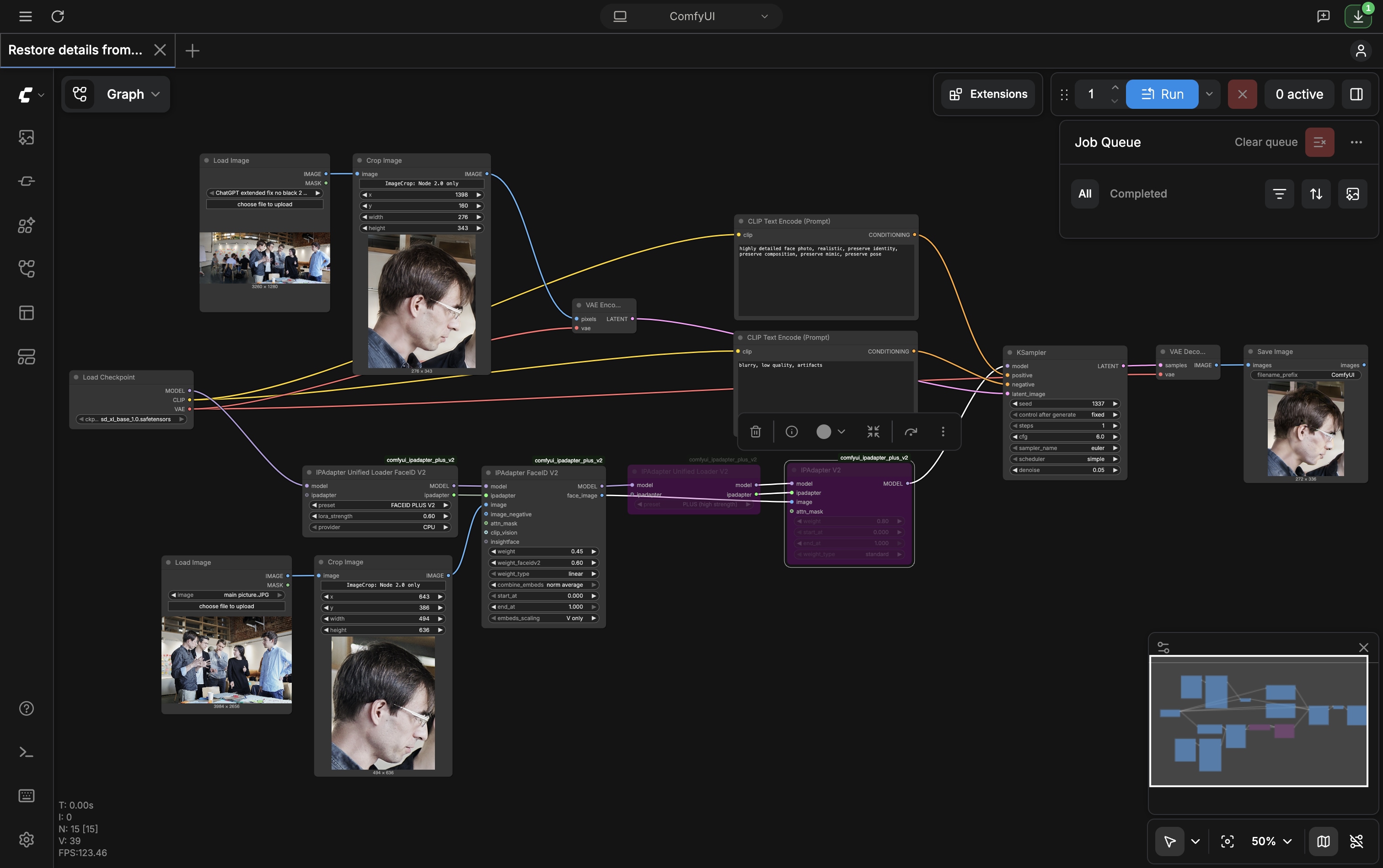 My workflow in Comfy Desktop