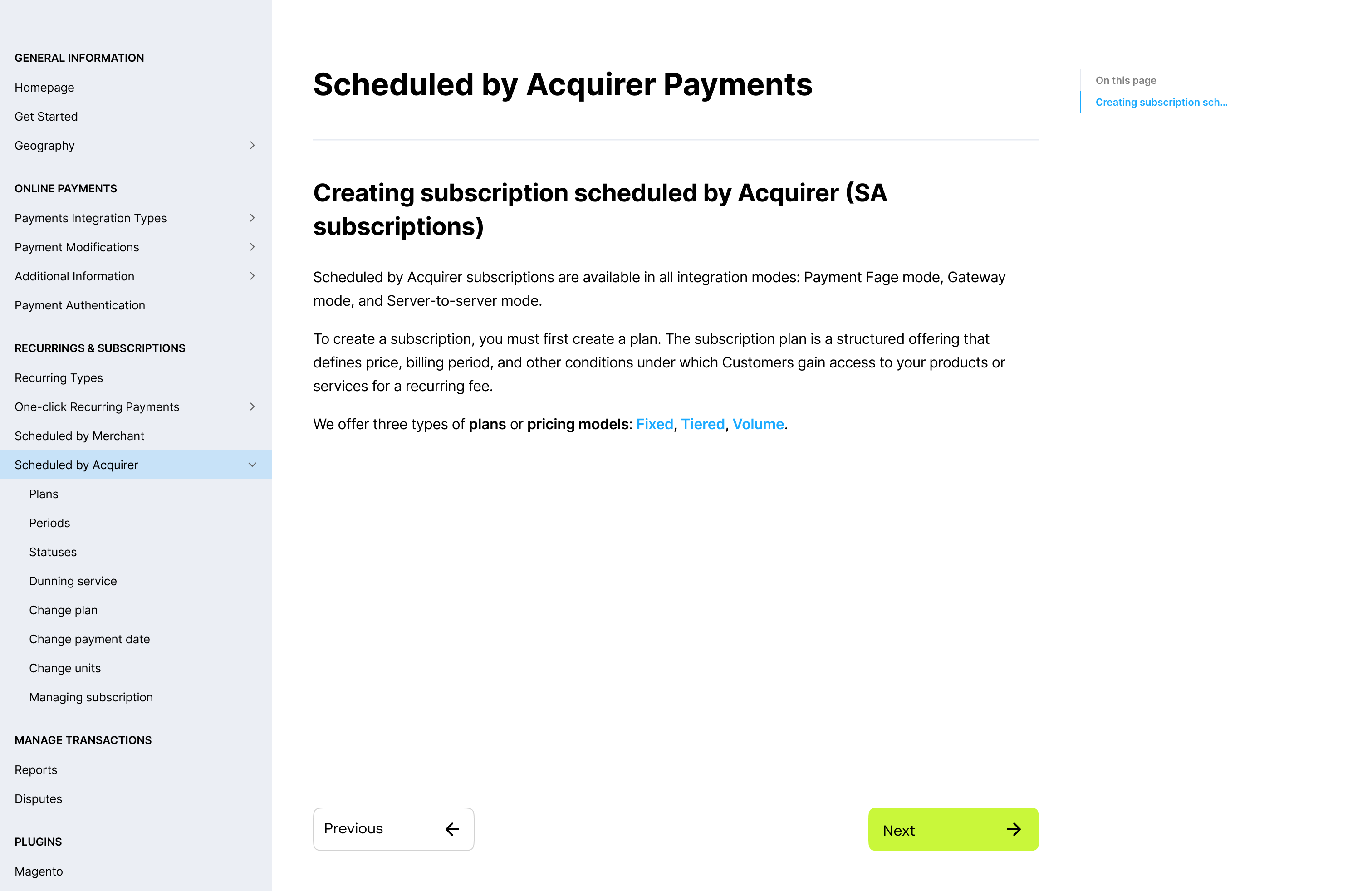Unlimit documentation after: one level of nesting removed, subsections moved into the navigation
